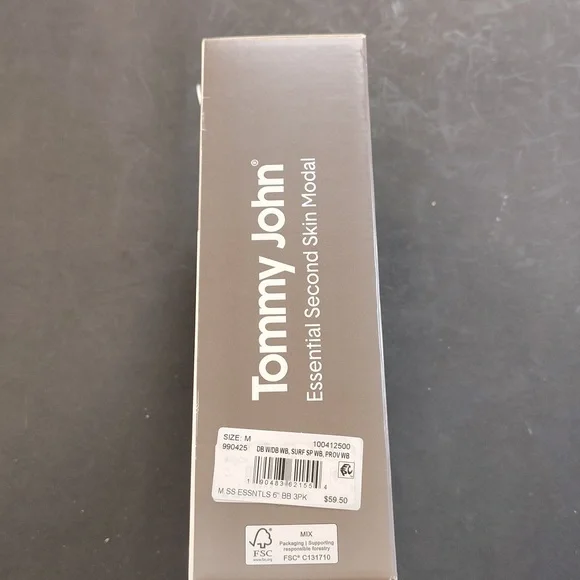 Tommy John Essential Modal Boxer Briefs - Navy Blue. - Picture 4 of 8